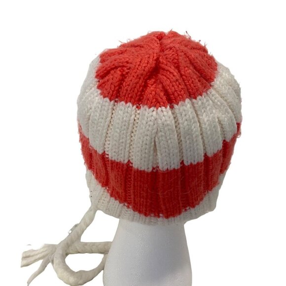 Columbia Knit Beanies Set 2 Stripes Designs unisex blue yellow orange ecru white - Picture 6 of 16